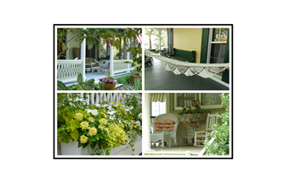 Cape May Porches &and Flowers Collage