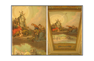 Collage of Sistine Chapel