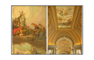 Collage of Sistine Chapel