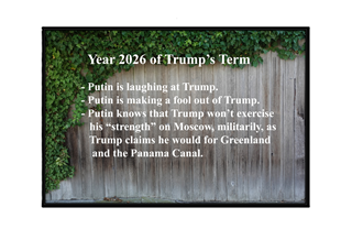 Putin laughing at Trump