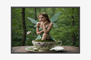 fairy in a tea cup