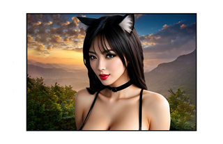 sexy Asian feline
